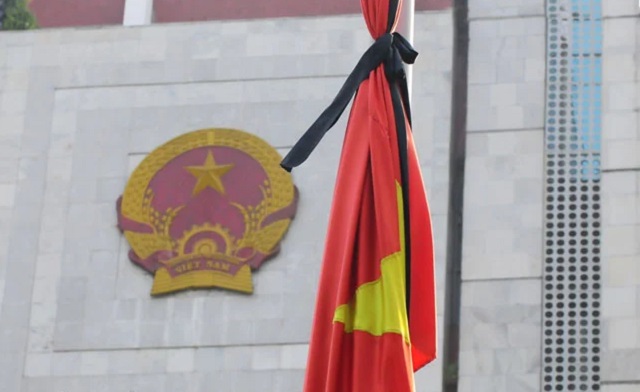 Hướng dẫn treo cờ trong Lễ Quốc tang 