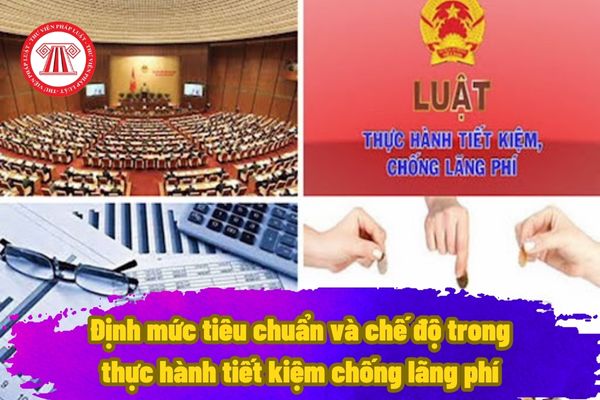 Định mức tiêu chuẩn và chế độ trong thực hành tiết kiệm chống lãng phí