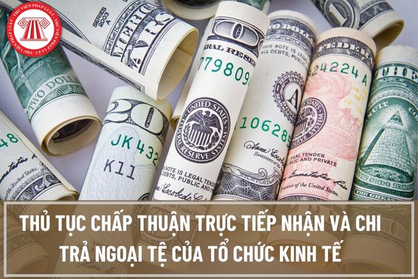 Thủ tục chấp thuận trực tiếp nhận và chi trả ngoại tệ của tổ chức kinh tế được thực hiện như thế nào?
