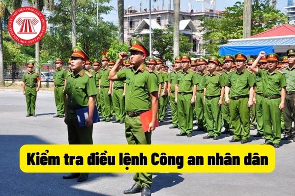 Kiểm tra điều lệnh Công an nhân dân