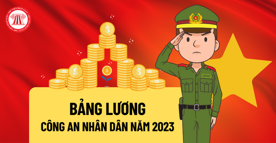 Bảng lương Công an nhân dân mới nhất 2023